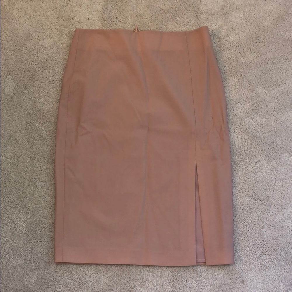 Theory Nude Pencil Skirt